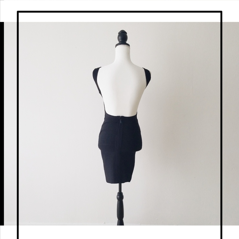 Open Back Bodycon Dress